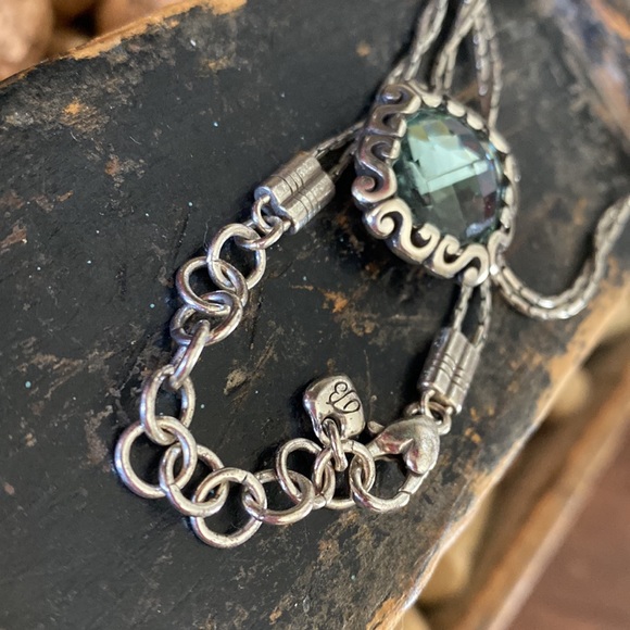 Brighton Danube Aqua Blue Swarovski necklace - Picture 6 of 7